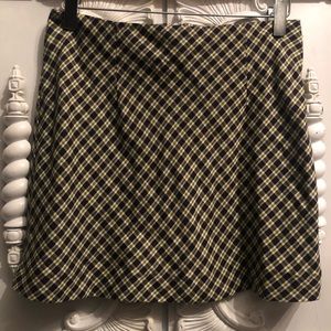 90s Plaid Mini Skirt